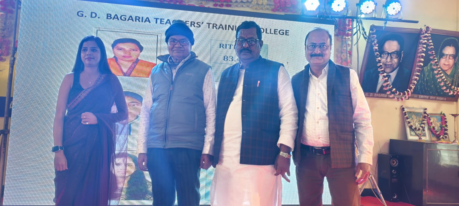 जी डी बगड़िया शिक्षक प्रशिक्षण महाविद्यालय में गणतंत्र दिवस समारोह को हर्षौल्लास के साथ मनाया गया
